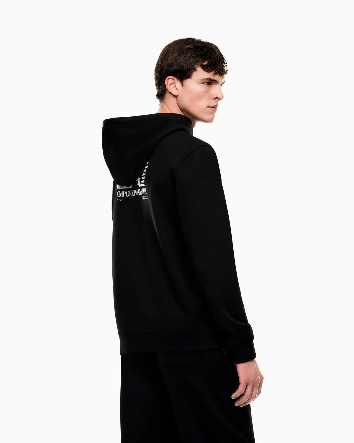 Visibility cotton hooded sweatshirt