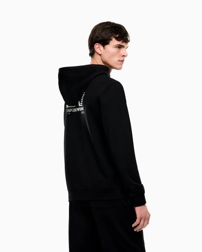 Visibility cotton hooded sweatshirt