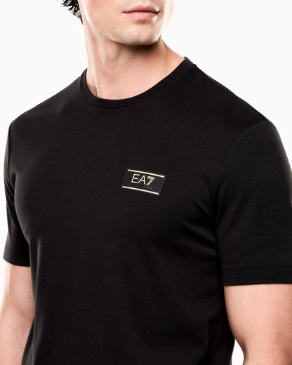 Premium Label stretch viscose-blend crew-neck T-Shirt