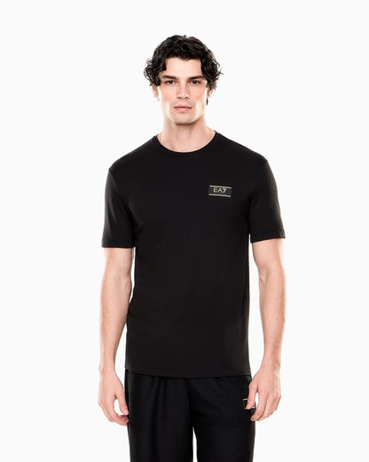 Premium Label stretch viscose-blend crew-neck T-Shirt