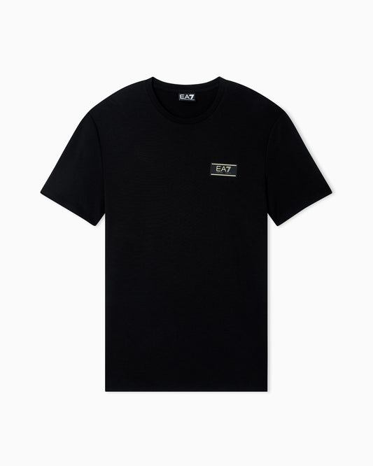 Premium Label stretch viscose-blend crew-neck T-Shirt
