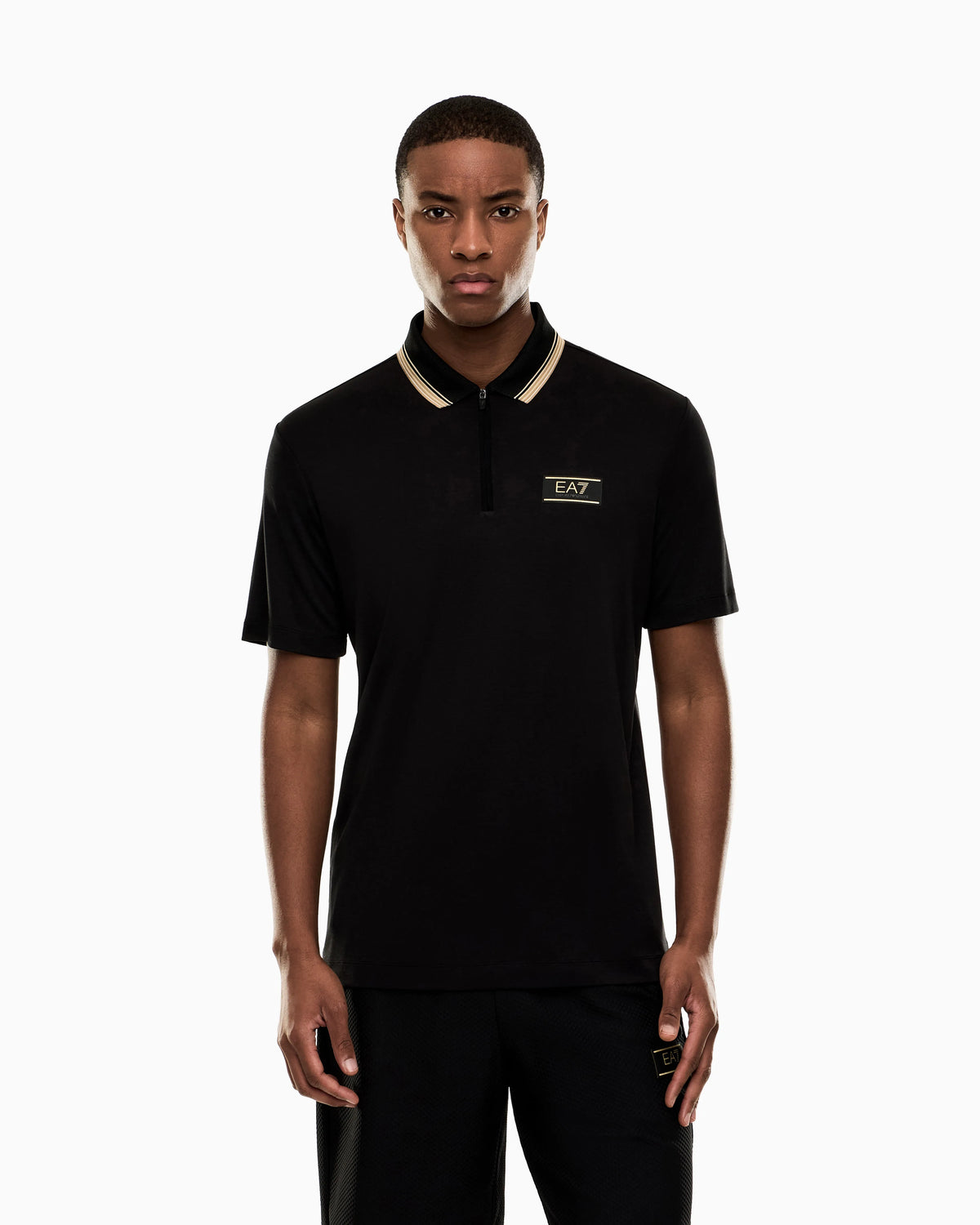 Premium Label jersey polo shirt