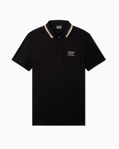 Premium Label jersey polo shirt
