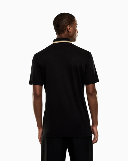 Premium Label jersey polo shirt