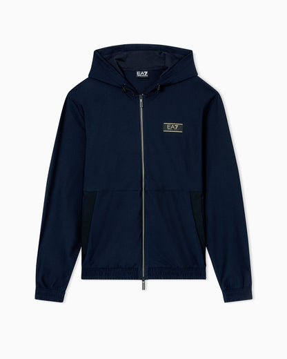 Premium Label technical fabric hooded sweatshirt