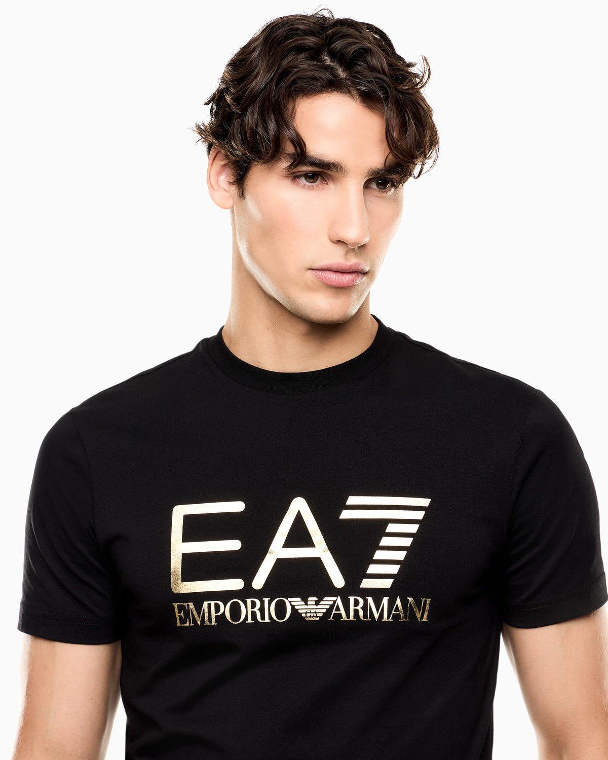 Slim-fit t-shirt Core Identity in cotton with big logo