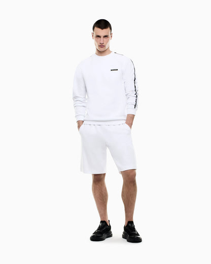 Logo Series cotton-blend interlock sweatshirt