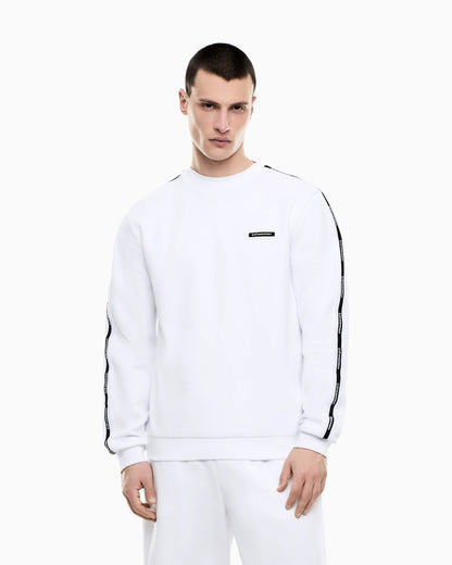 Logo Series cotton-blend interlock sweatshirt
