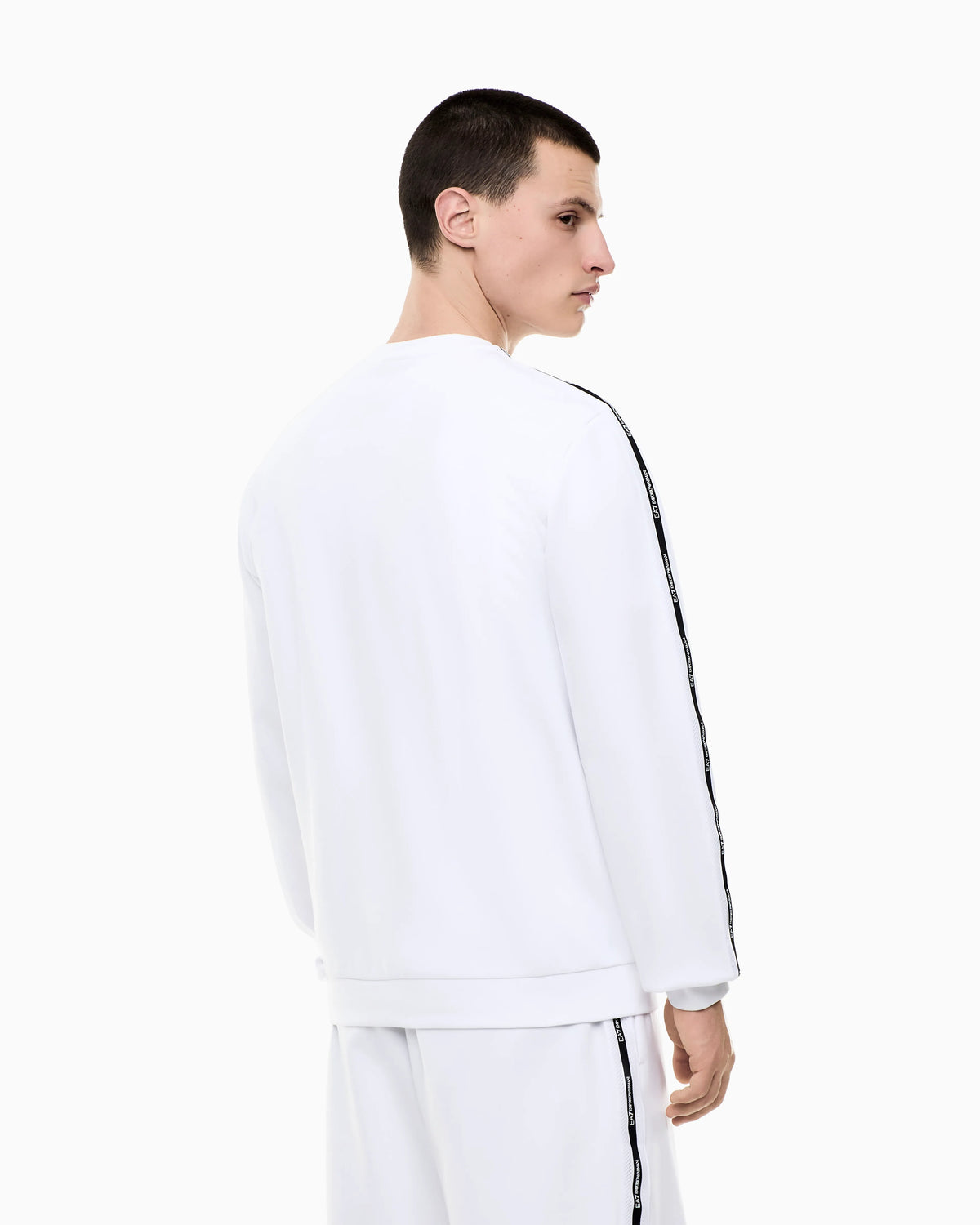 Logo Series cotton-blend interlock sweatshirt