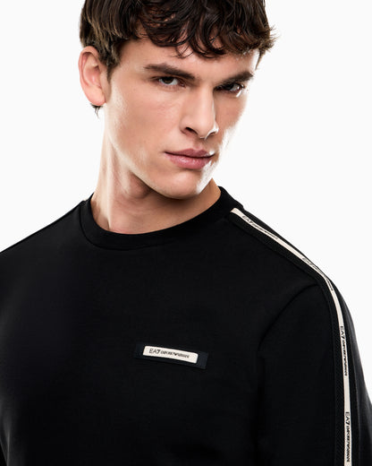Logo Series cotton-blend interlock sweatshirt