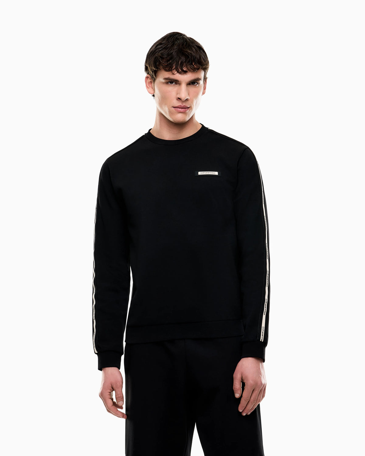 Logo Series cotton-blend interlock sweatshirt