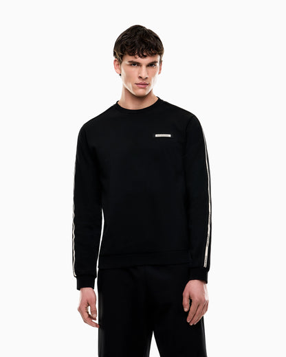 Logo Series cotton-blend interlock sweatshirt