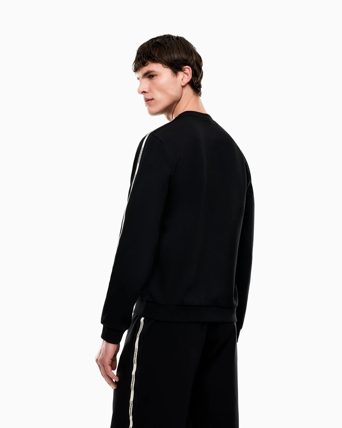 Logo Series cotton-blend interlock sweatshirt