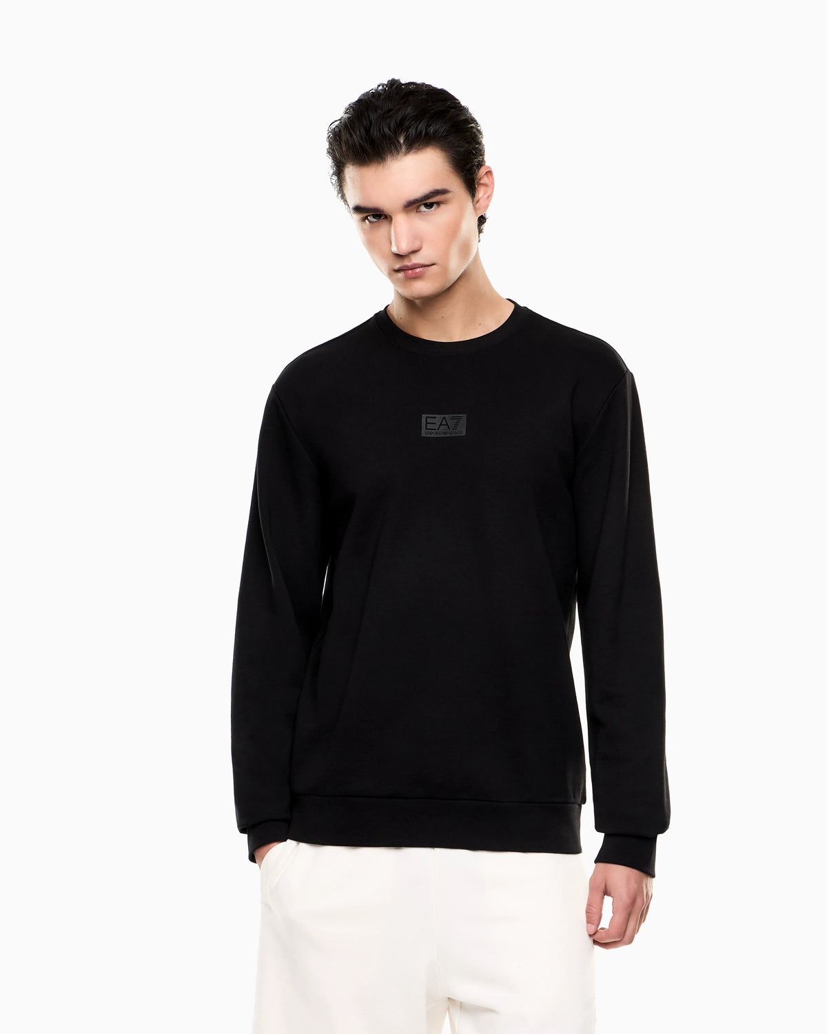 Logo Series cotton crew-neck sweatshirt