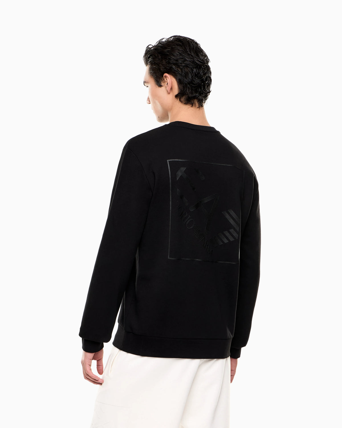 Logo Series cotton crew-neck sweatshirt
