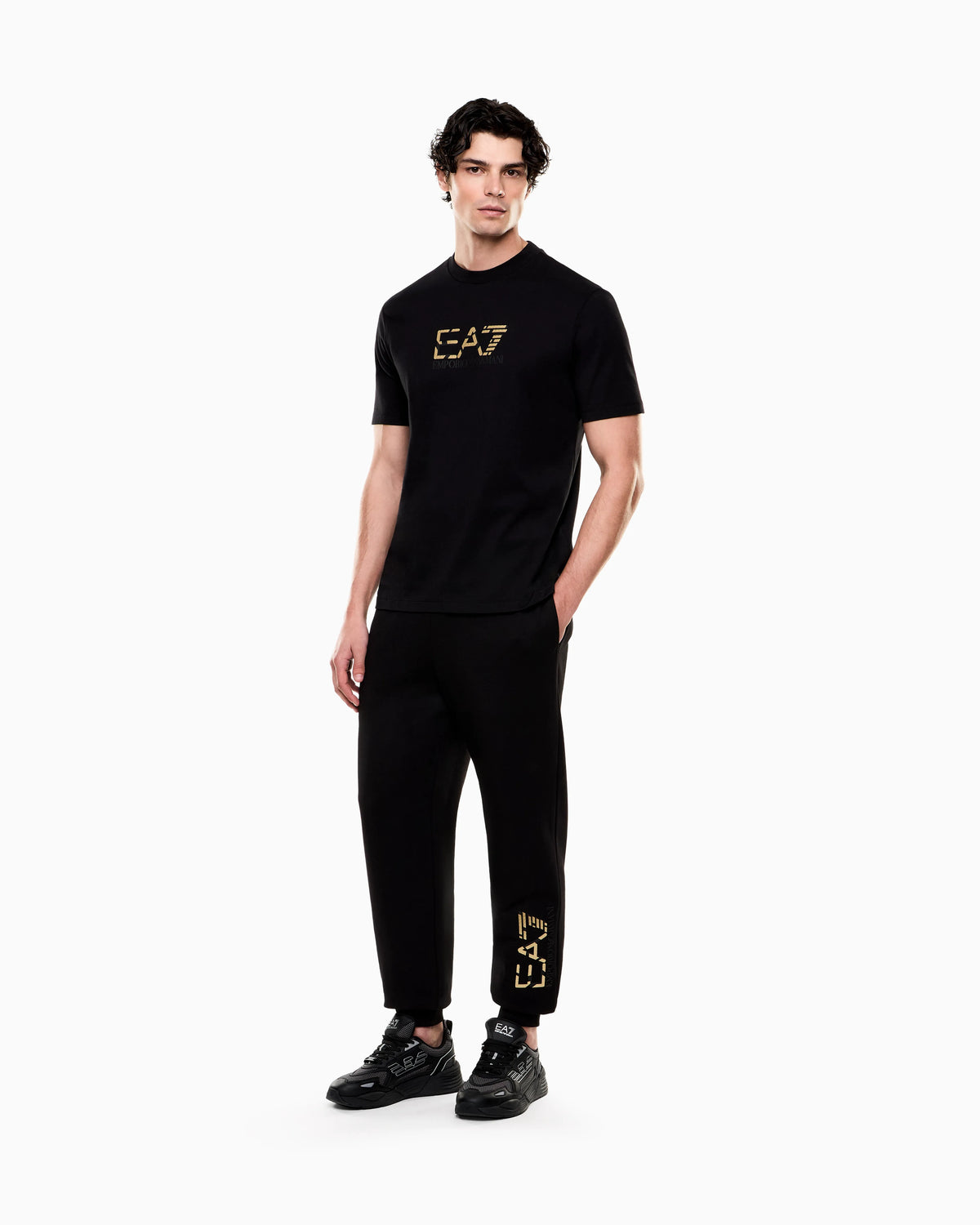 Premium Label cotton jersey crew-neck T-shirt