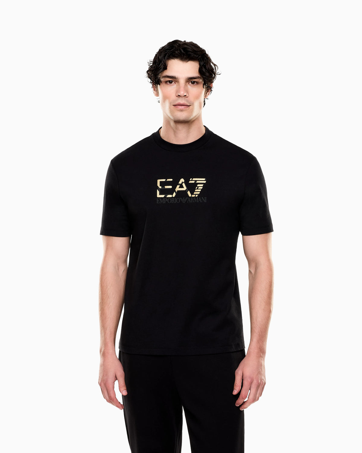 Premium Label cotton jersey crew-neck T-shirt
