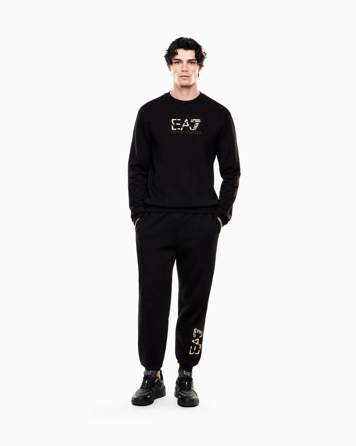 Premium Label cotton crew-neck sweatshirt