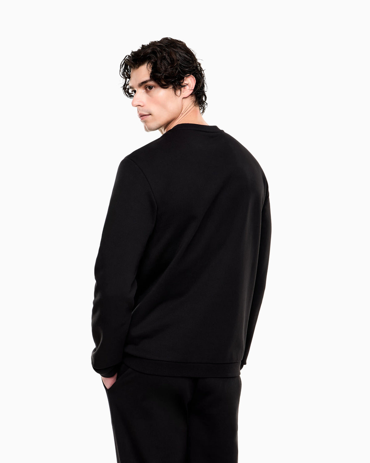 Premium Label cotton crew-neck sweatshirt