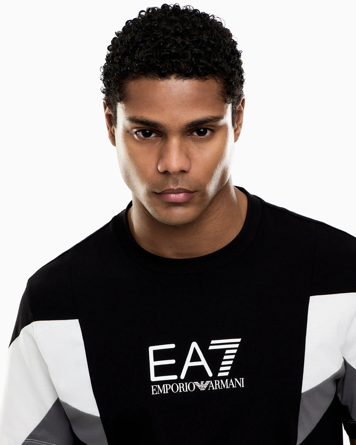 Summer Block cotton jersey crew-neck T-shirt