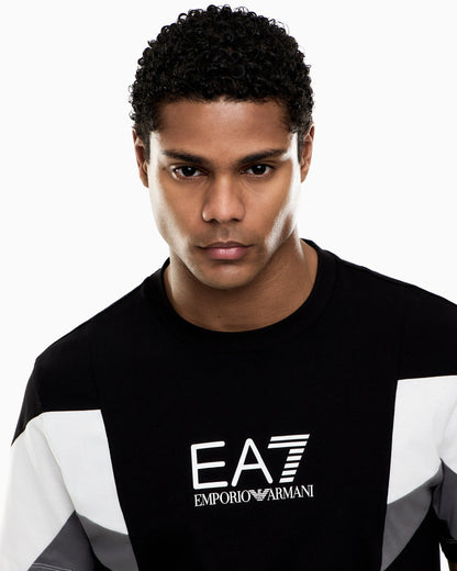 Summer Block cotton jersey crew-neck T-shirt