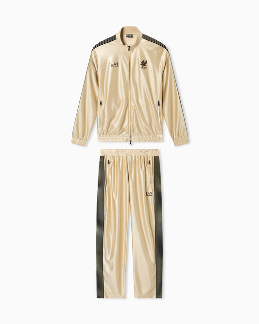 Soccer technical-fabric tracksuit