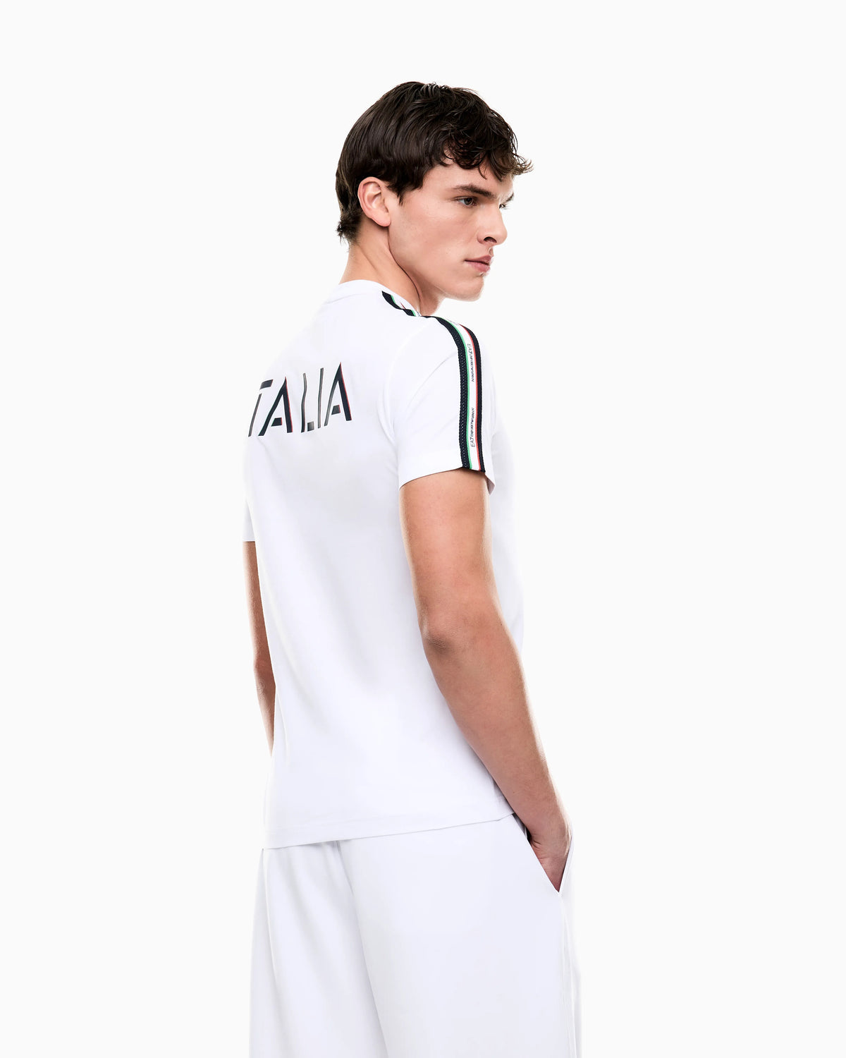 Italian Spirit cotton-jersey crew-neck T-shirt
