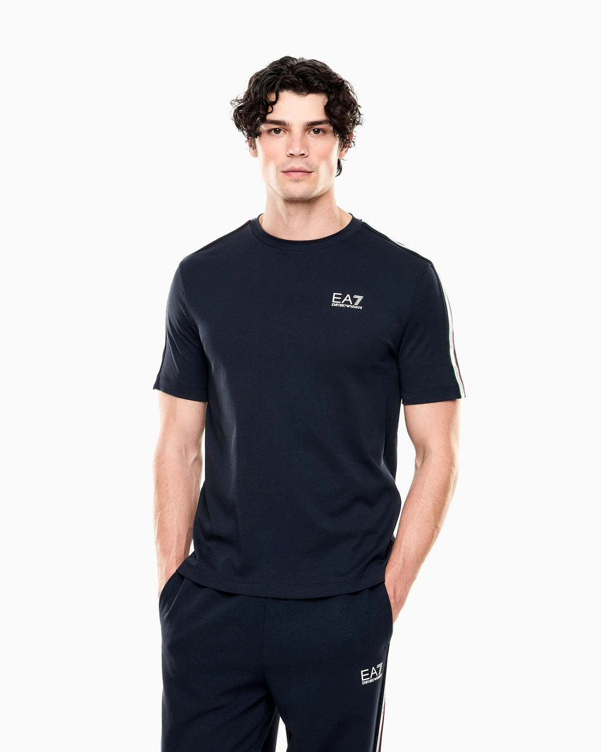Italian Spirit cotton-jersey crew-neck T-shirt