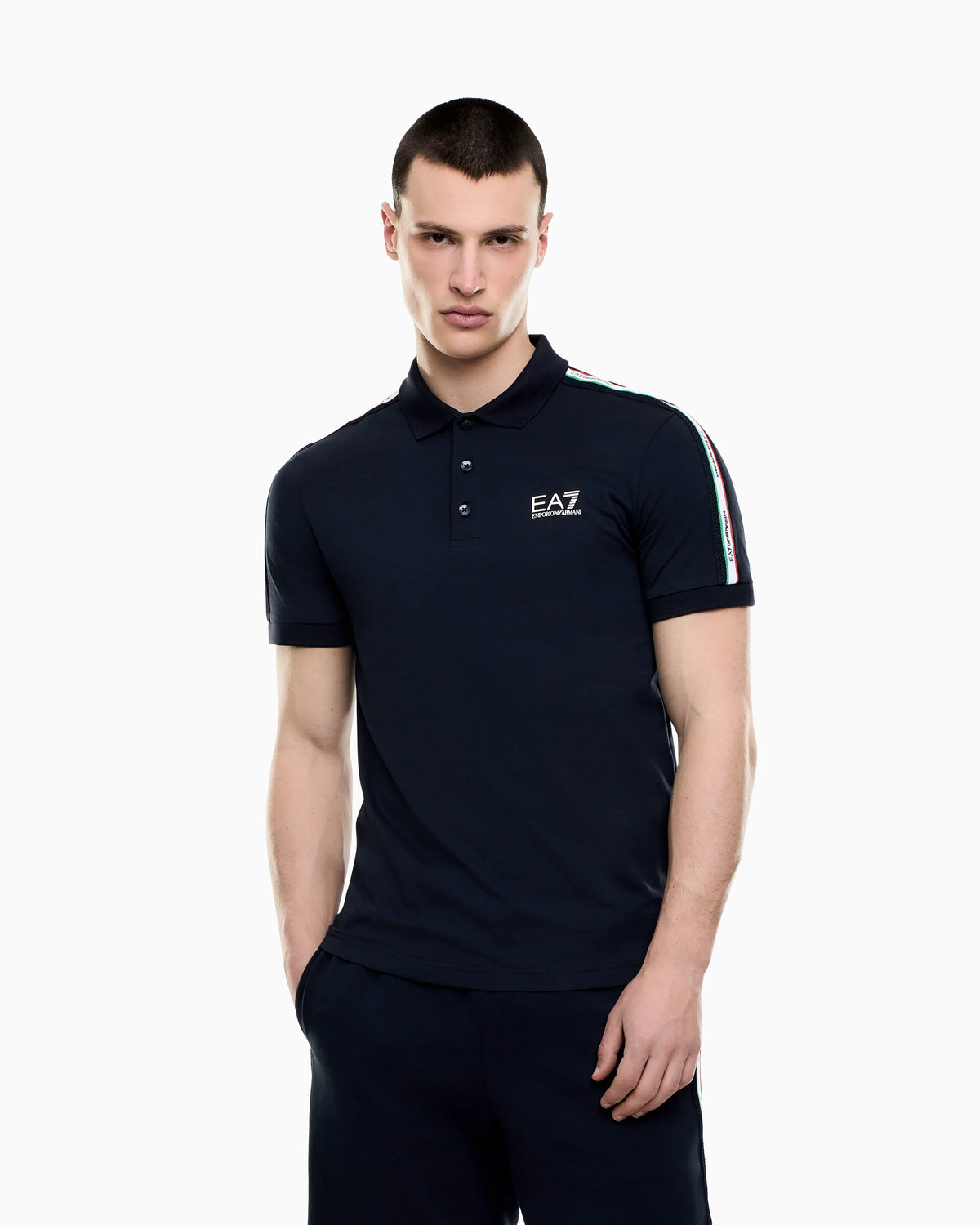 Italian Spirit cotton-jersey polo shirt