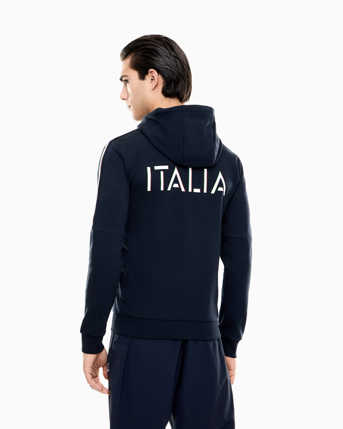 Italian Spirit jersey hooded sweatshirt
