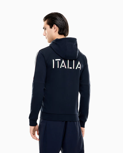 Italian Spirit jersey hooded sweatshirt