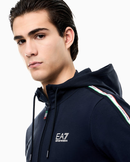 Italian Spirit jersey hooded sweatshirt