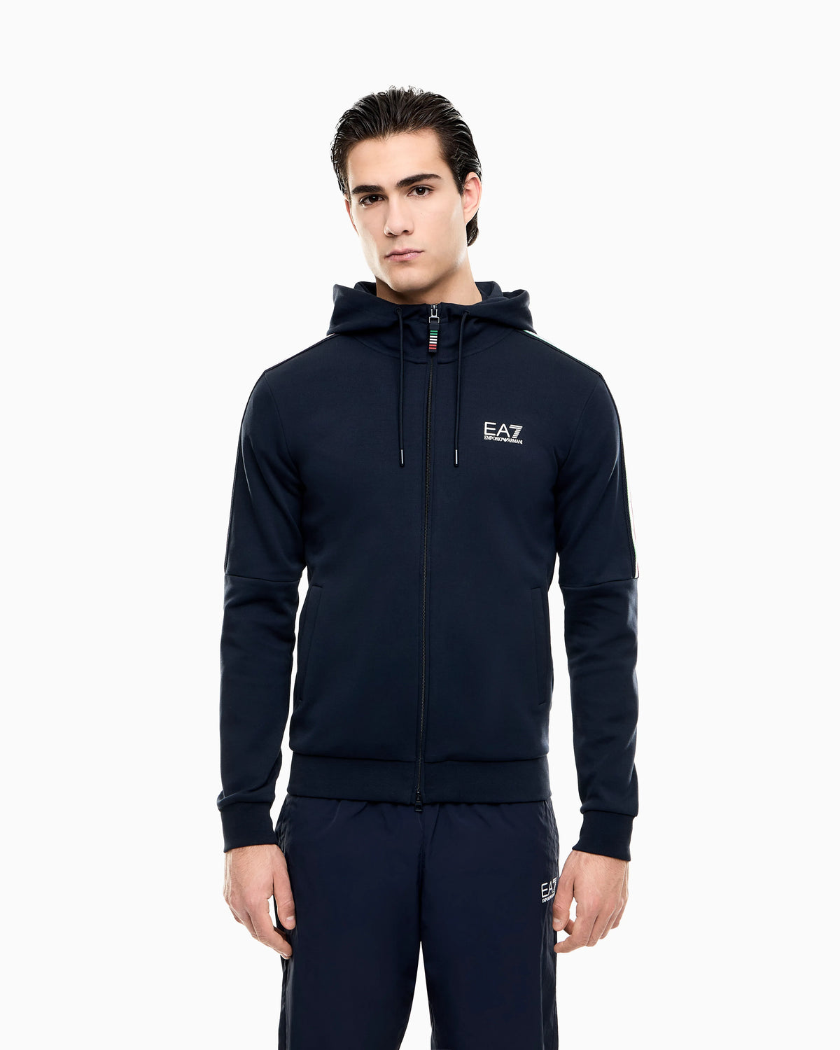 Italian Spirit jersey hooded sweatshirt