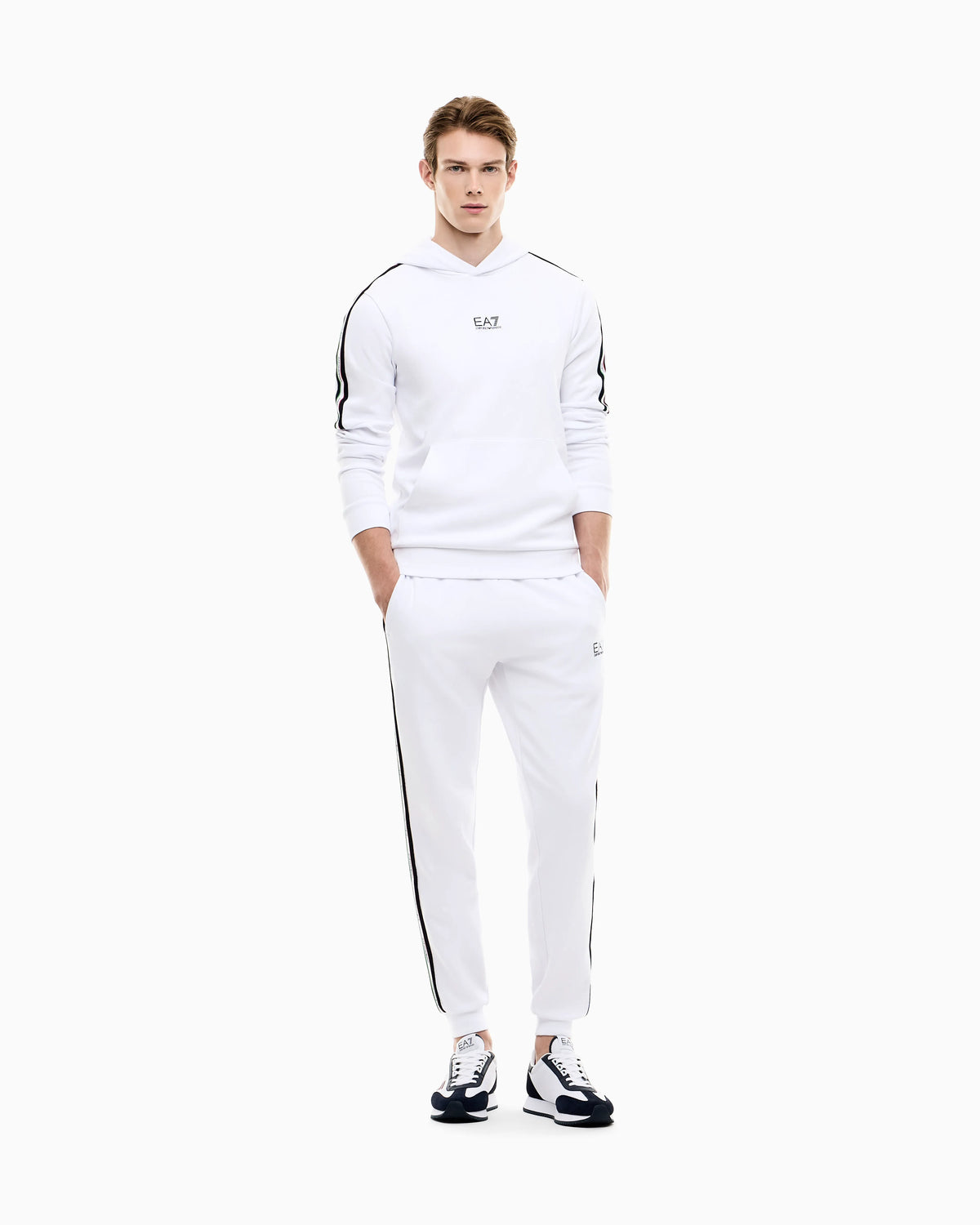 Italian Spirit cotton-blend hooded sweatshirt