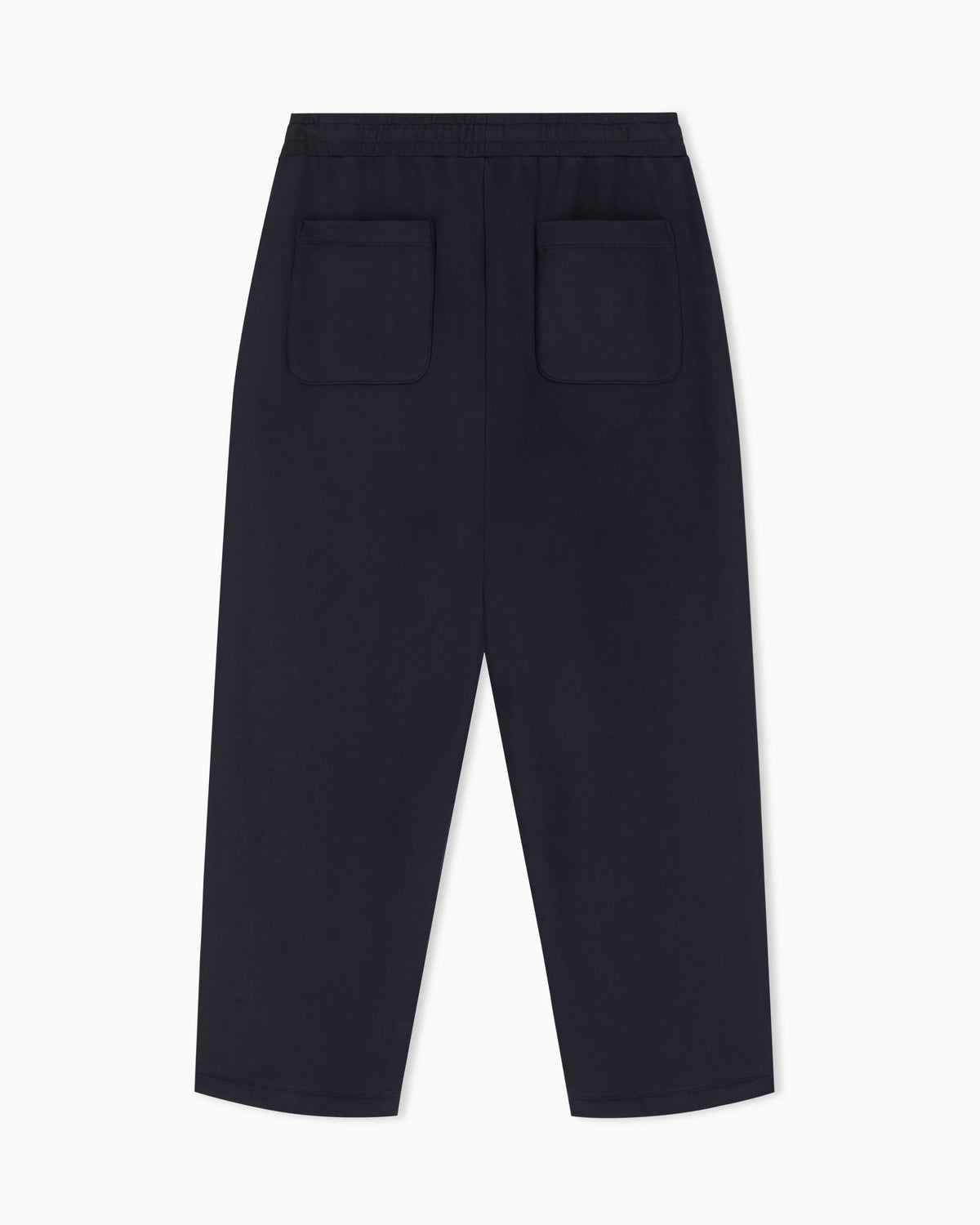 Trousers Black & White oversized cotton jersey
