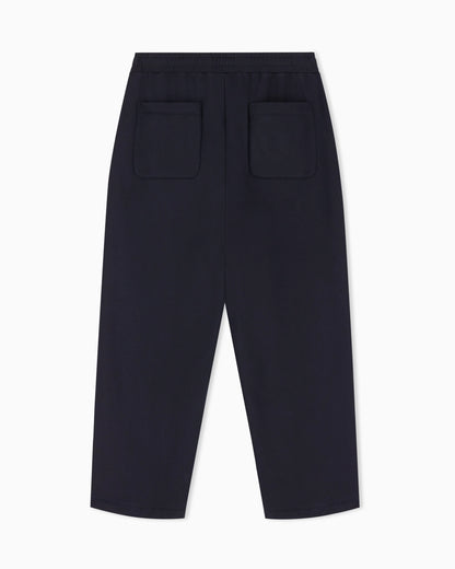 Trousers Black & White oversized cotton jersey