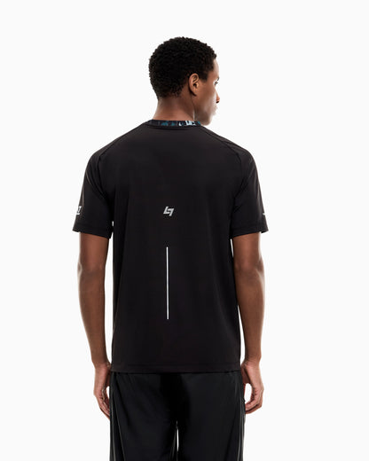 Slim fit jersey t-shirt Ventus 7 with allover graphic