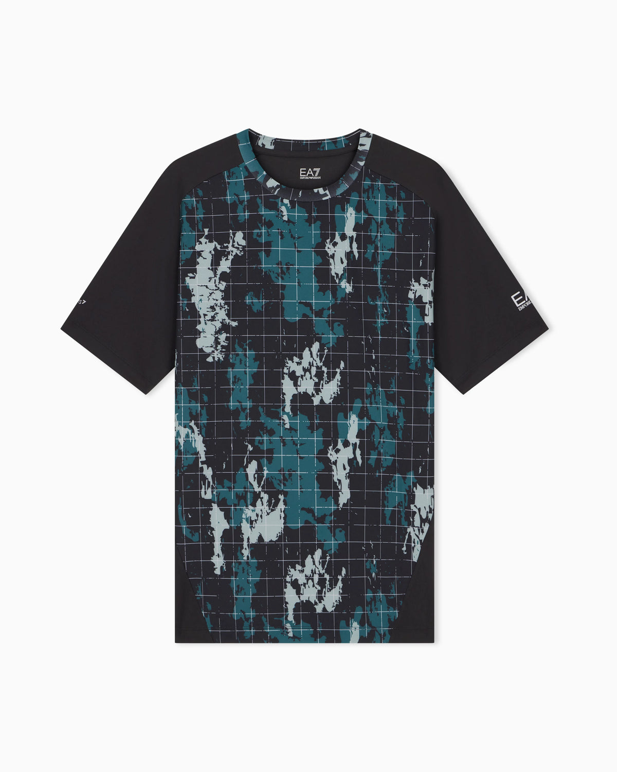 Slim fit jersey t-shirt Ventus 7 with allover graphic