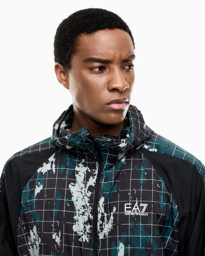 Regular fit hooded tracksuit Ventus7 in technical fabric