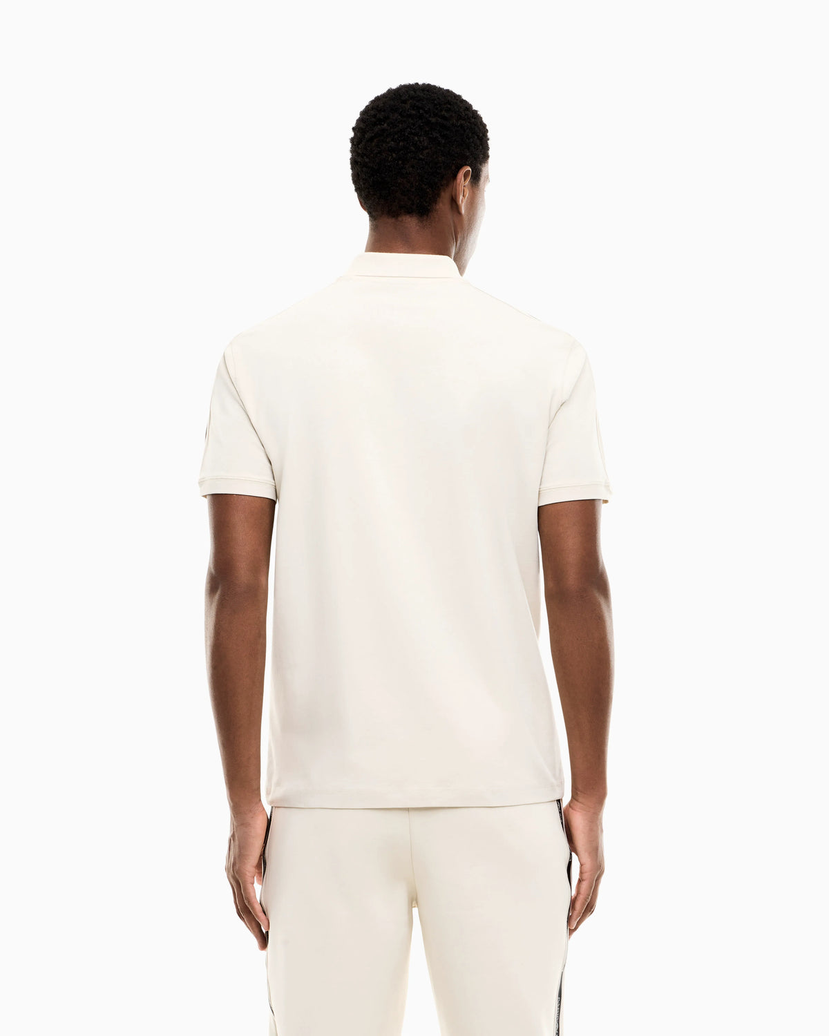 Regular fit polo shirt Logo Series in stretch cotton jersey