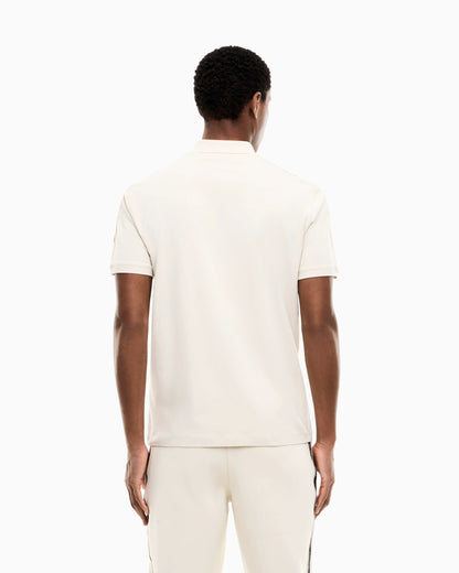 Regular fit polo shirt Logo Series in stretch cotton jersey