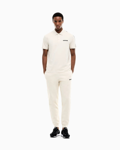 Regular fit polo shirt Logo Series in stretch cotton jersey