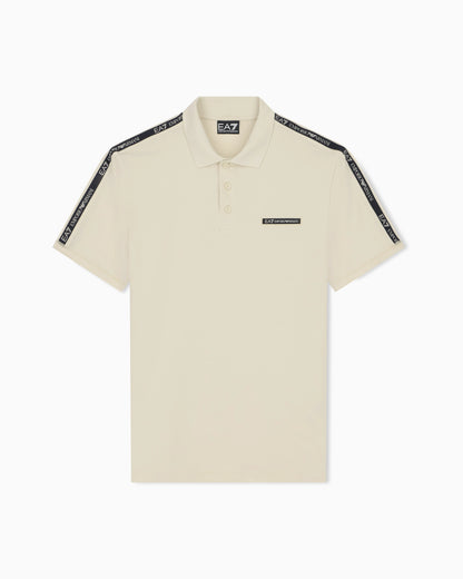 Regular fit polo shirt Logo Series in stretch cotton jersey