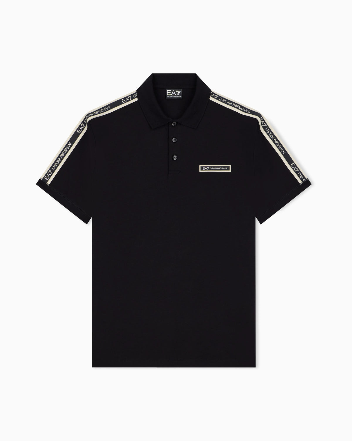 Regular fit polo shirt Logo Series in stretch cotton jersey