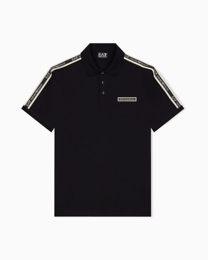 Regular fit polo shirt Logo Series in stretch cotton jersey