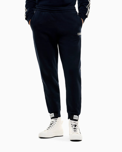 Slim fit pants Logo Series in cotton jersey with tape