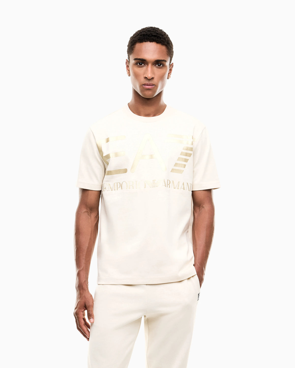 T-shirt Logo Series in cotton jersey with oversized logo
