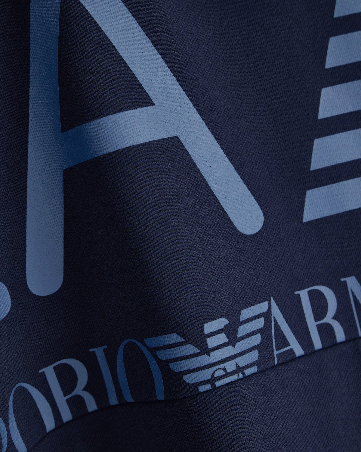 Regular fit hoodie Logo Series in cotton with ribbed details