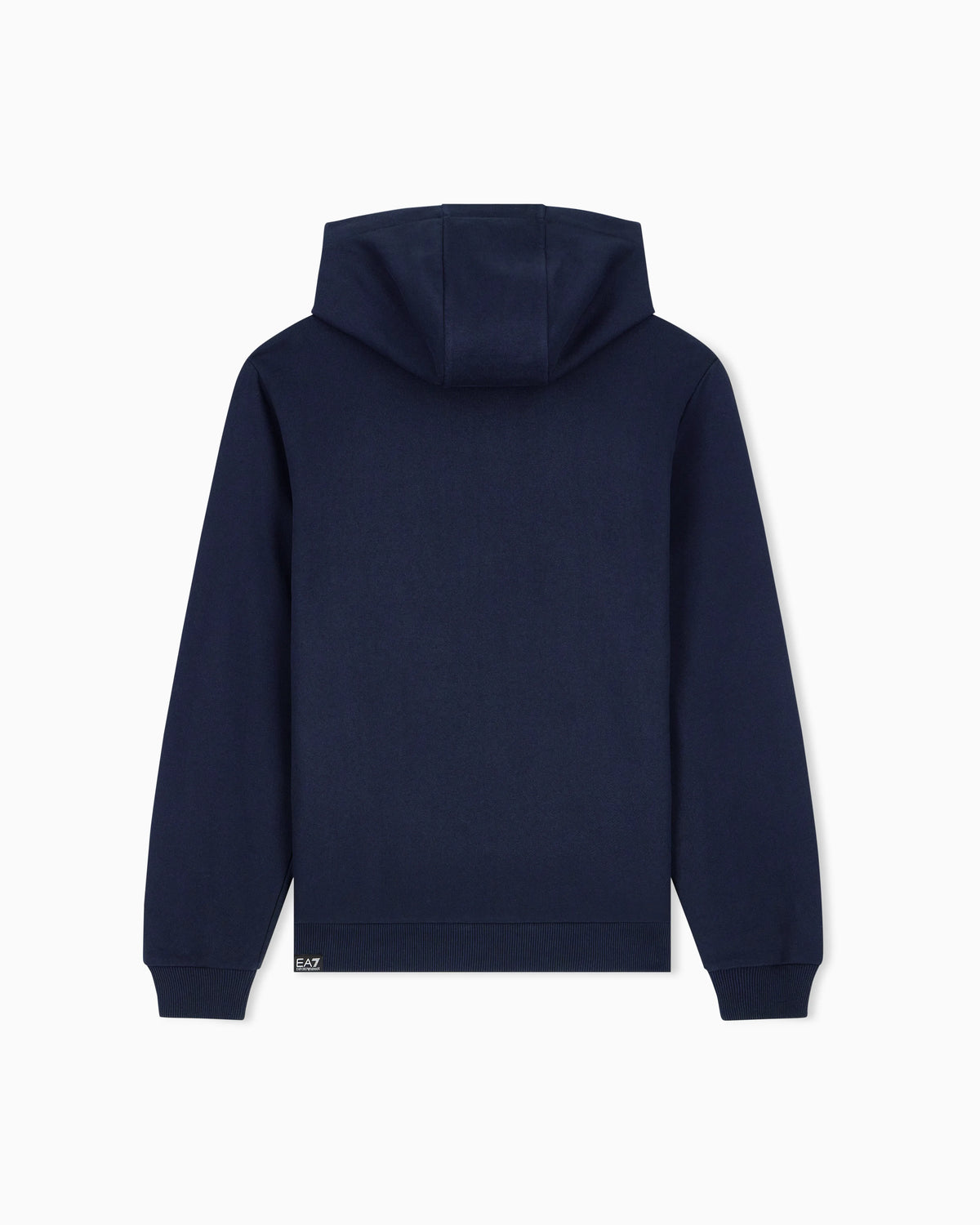 Regular fit hoodie Logo Series in cotton with ribbed details