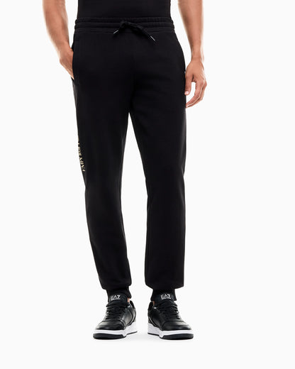 Slim-fit trousers Logo Series in cotton jersey with logo